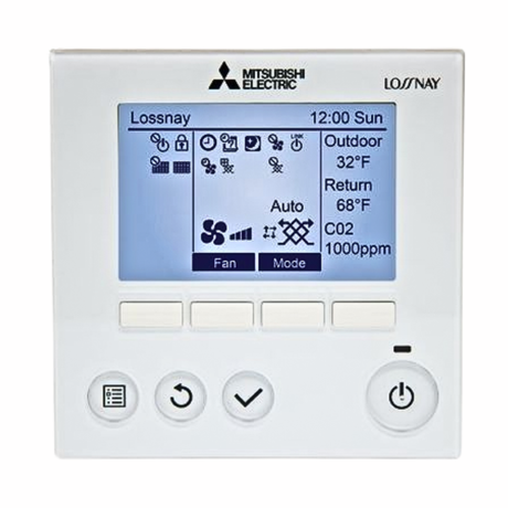 Mitsubishi  PZ-62DR-EA Mitsubishi Lossnay - ERV Wired Controller - For RVX2