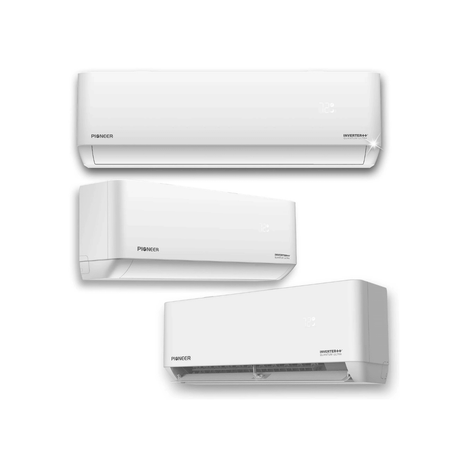 Pioneer 3-Zone Split 27,000 BTU 2.25-Ton Quantum Ultra 22 SEER Wall Mount AC Heat Pump 230-Volt WYT030GLSI24M3-9W16-9W16-9W16