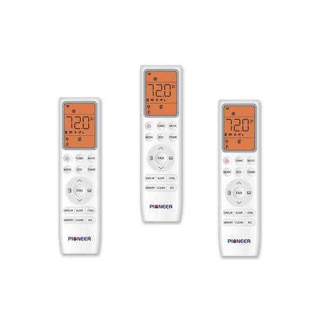 Pioneer 3-Zone Split 27,000 BTU 2.25-Ton Quantum Ultra 22 SEER Wall Mount AC Heat Pump 230-Volt WYT030GLSI24M3-9W16-9W16-9W16