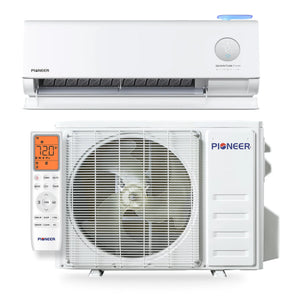 Pioneer® Quantum Fresh 12,000 BTU 24 SEER2 Ductless Mini-Split Inverter WiFi-Enabled Air Conditioner Heat Pump Full Set 230V WYT012GLUI25FV-16S