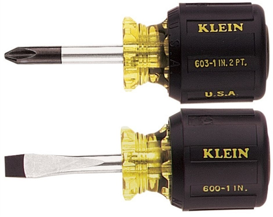 Rheem 2-Piece Cushion-Grip Stubby Screwdriver Set 87-85071