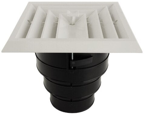 Rheem 3-Way Grille/Damper Box (6 in. x 6 in. - 4, 5, or 6 in. ducts) MV3S