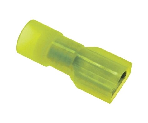 Rheem 1/4 in. Female Fully Insulated Quick Connects - 12-10 AWG (Blister Pack of 100) PD455143