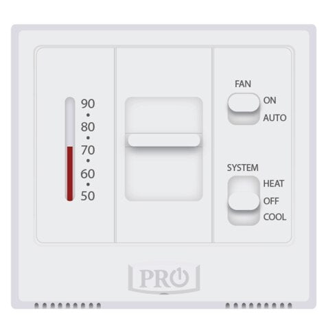 Rheem Mechanical Non-Programmable Thermostat (GE/HP: 1H/1C) T501M