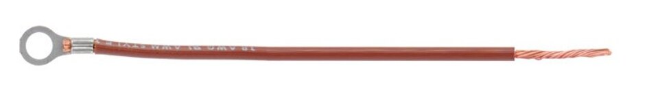 Rheem Wire Brown - 18 AWG 6 in. Strip to Eyelet AS-50207-09-AC