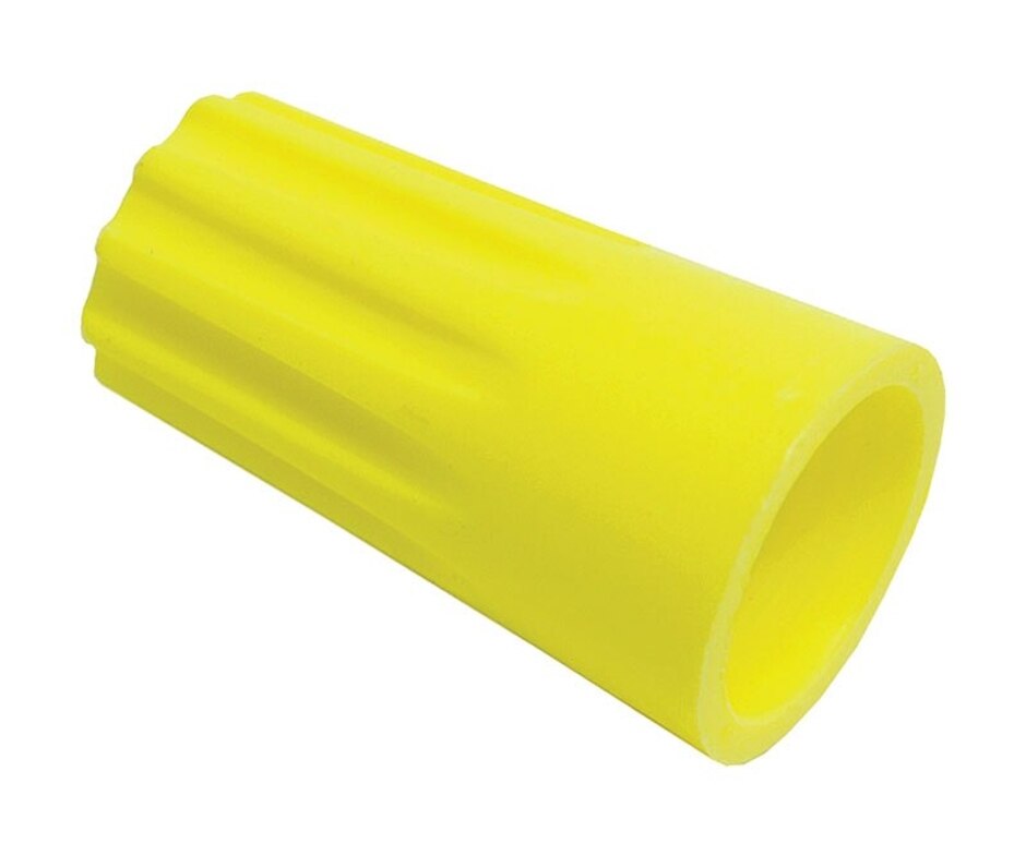 Rheem Yellow Twist-On Wire Connector - 18-12 AWG (Pack of 50) PD455630