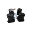 RunTru BAYLEGS004 4-Inch Snow Legs Kit (Black)