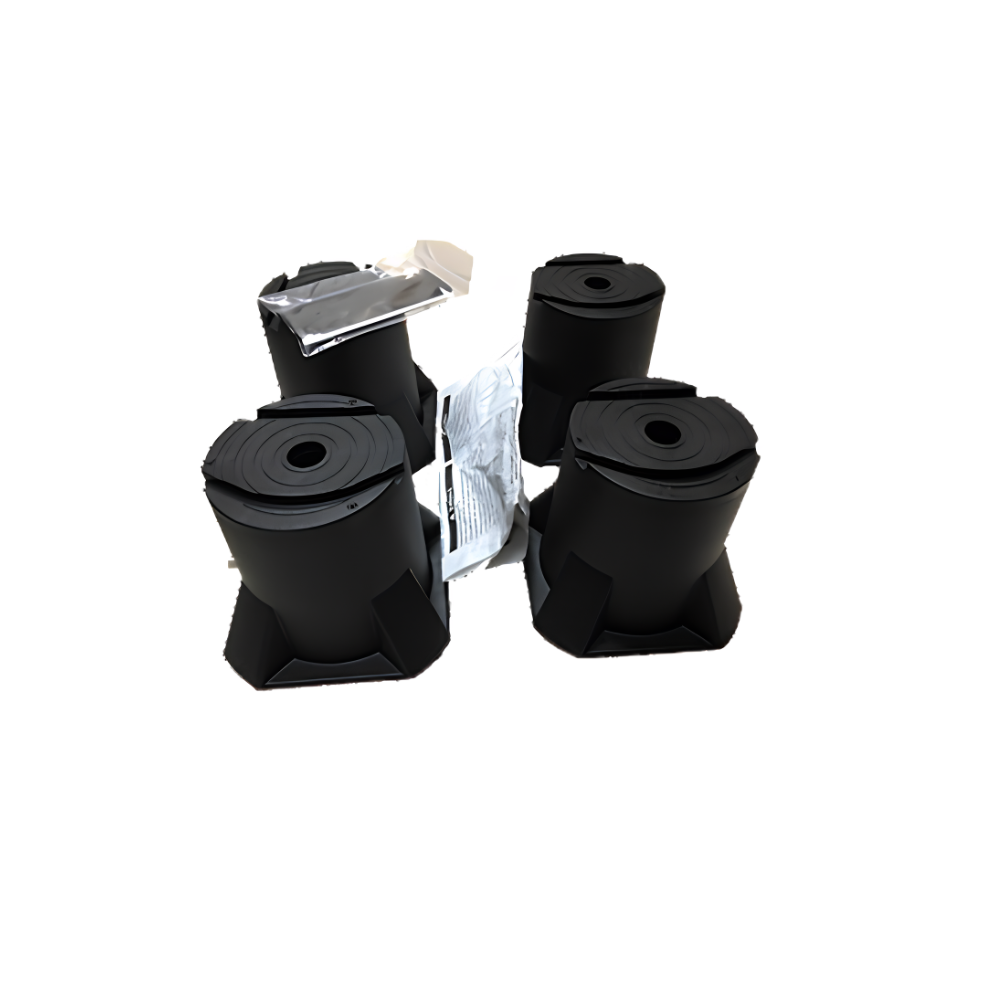 RunTru BAYLEGS004 4-Inch Snow Legs Kit (Black)