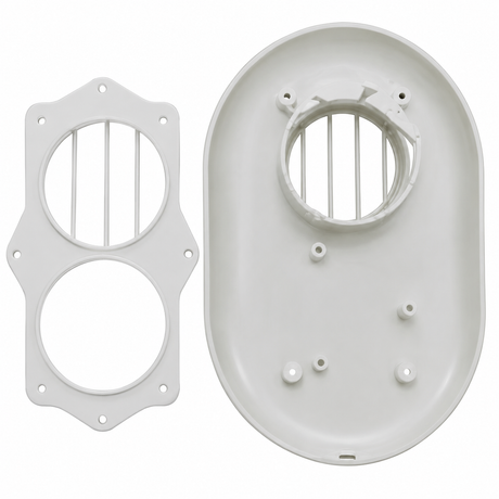RunTru BAYVENT200B Sidewall Vent Termination Kit