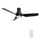 CARRO PORTER 44 inch 3-Blade Flush Mount Smart Ceiling Fan with LED Light & Remote