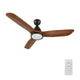 CARRO GARRICK 52 inch 3-Blade Smart Ceiling Fan with LED Light & Remote