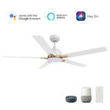 CARRO ESPEAR 52 inch 5-Blade Smart Ceiling Fan with LED Light & Remote
