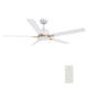 CARRO ESPEAR 52 inch 5-Blade Smart Ceiling Fan with LED Light & Remote