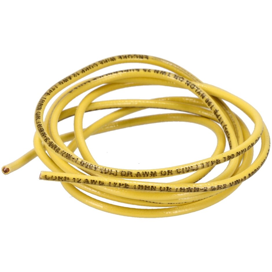 Rheem Wire - 12 AWG Yellow 5 ft. SP5902F