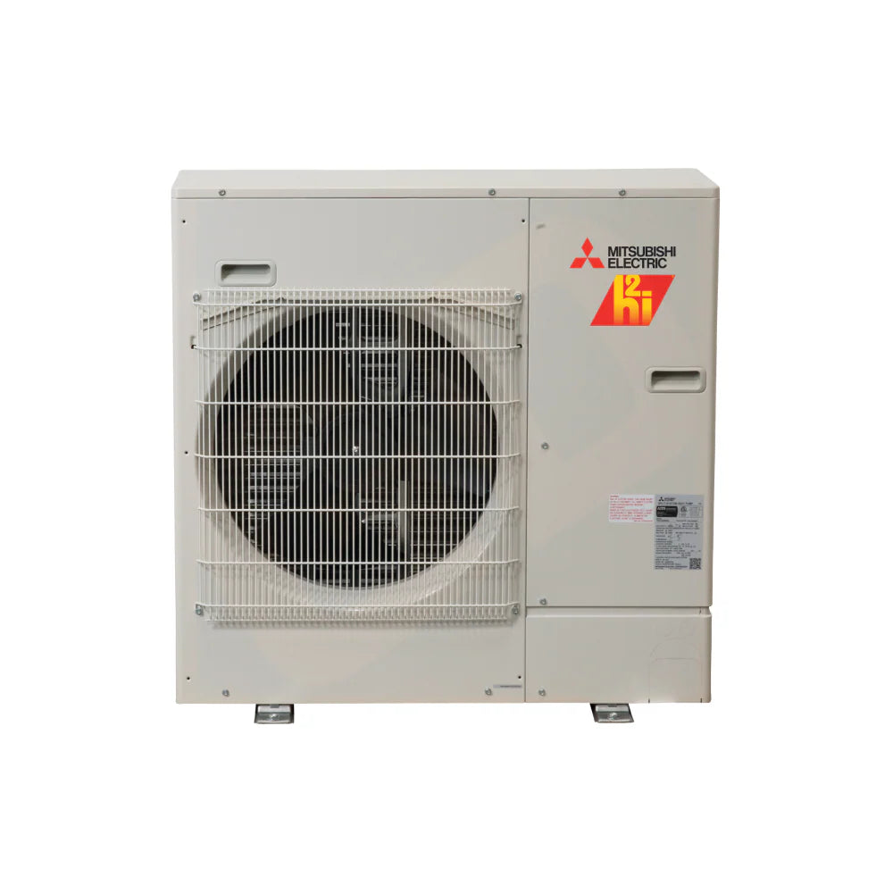 Mitsubishi SLZ-AF09NL SUZ-AA09NLHZ 9,000 BTU 16.6 SEER2 Four-Way Ceiling Cassette Hyper Heating Heat Pump System (w/ Standard Grille) - R454B