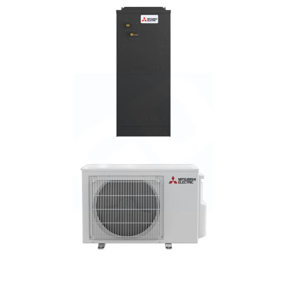 Mitsubishi SVZ-AP12NL & SUZ-AA12NL 12,000 BTU 18.4 SEER2 Multi-Position Air Handler Standard System - R454B