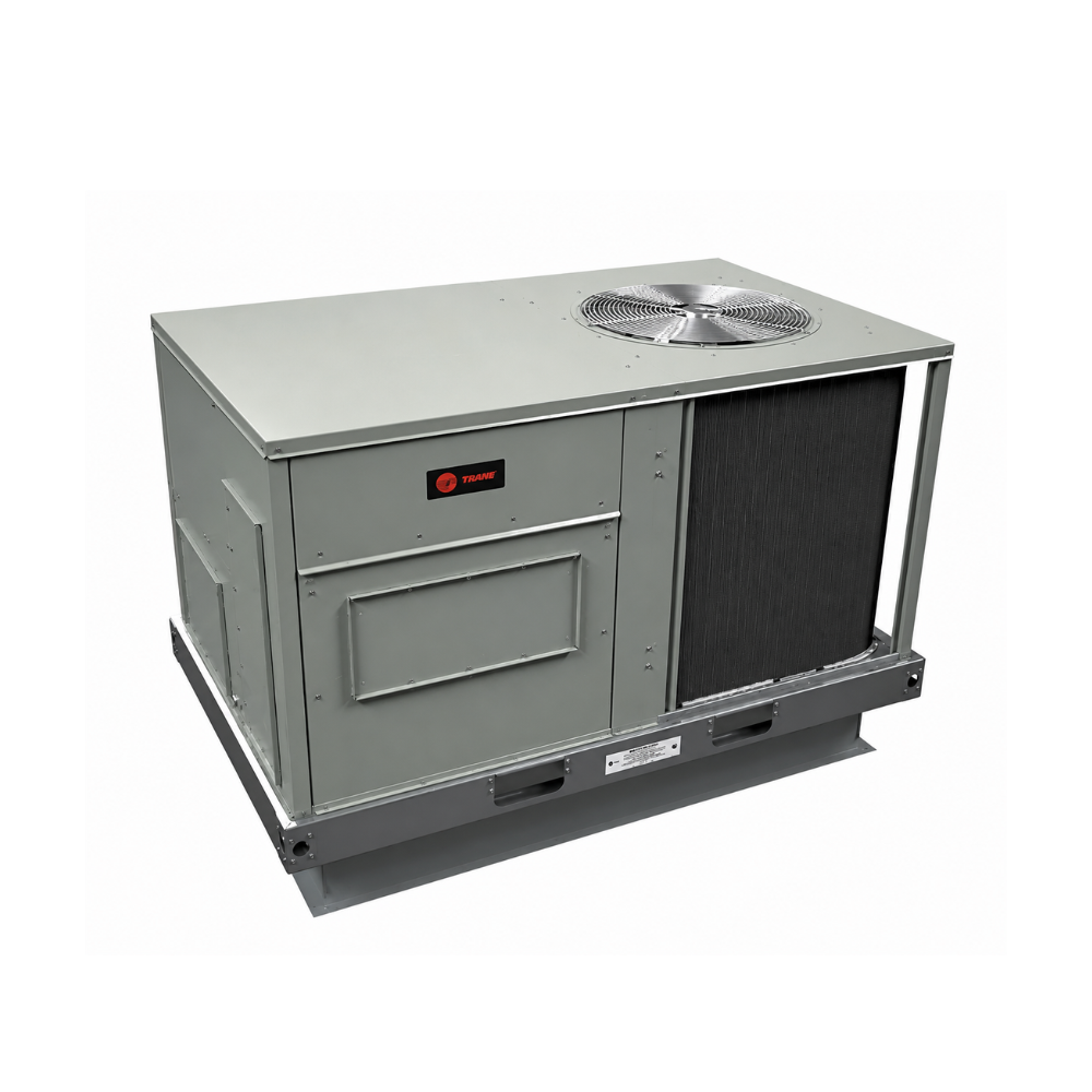 5 Ton 14 SEER Trane Commercial Gas/Electric Packaged Unit - Foundation Series - 208/230V 3 Phase - R454B, Single Stage - acunitsorless.com