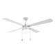 CARRO AMALFI 52 inch 4-Blade Ceiling Fan with LED Light & Pull Chain