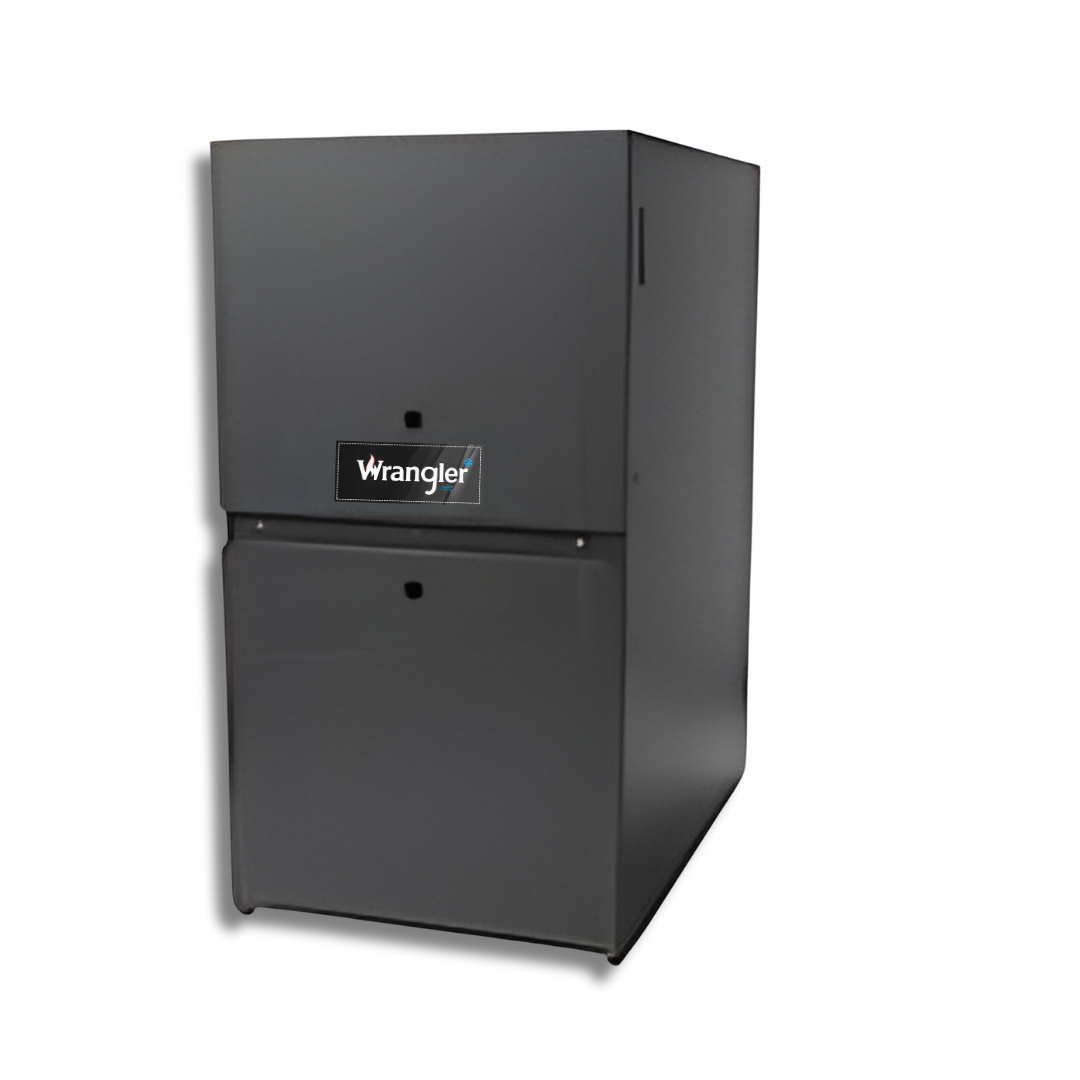 Wrangler 80% AFUE Gas Furnace Variable Speed ECM, Two Stage Convertible, WR-GDVT800603BX - acunitsforless.com