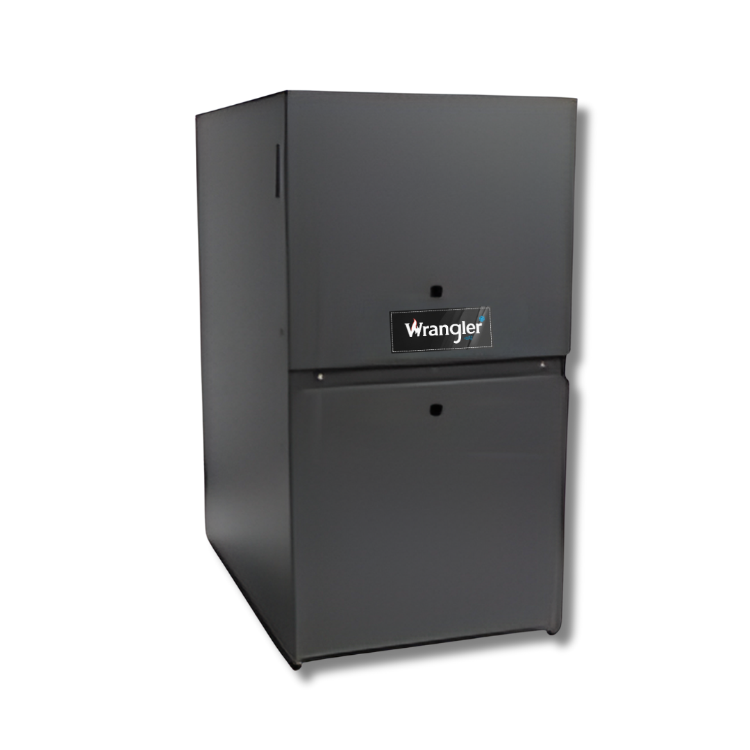 Wrangler 80% AFUE Gas Furnace Variable Speed ECM, Two Stage Convertible, WR-GDVT800805CX - acunitsforless.com