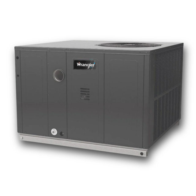 Wrangler Packaged Heat Pump 15.2 SEER2, Two Stage, Downflow/Horizontal, 2.5 Ton, WR-GPHM53031 - acunitsforless.com