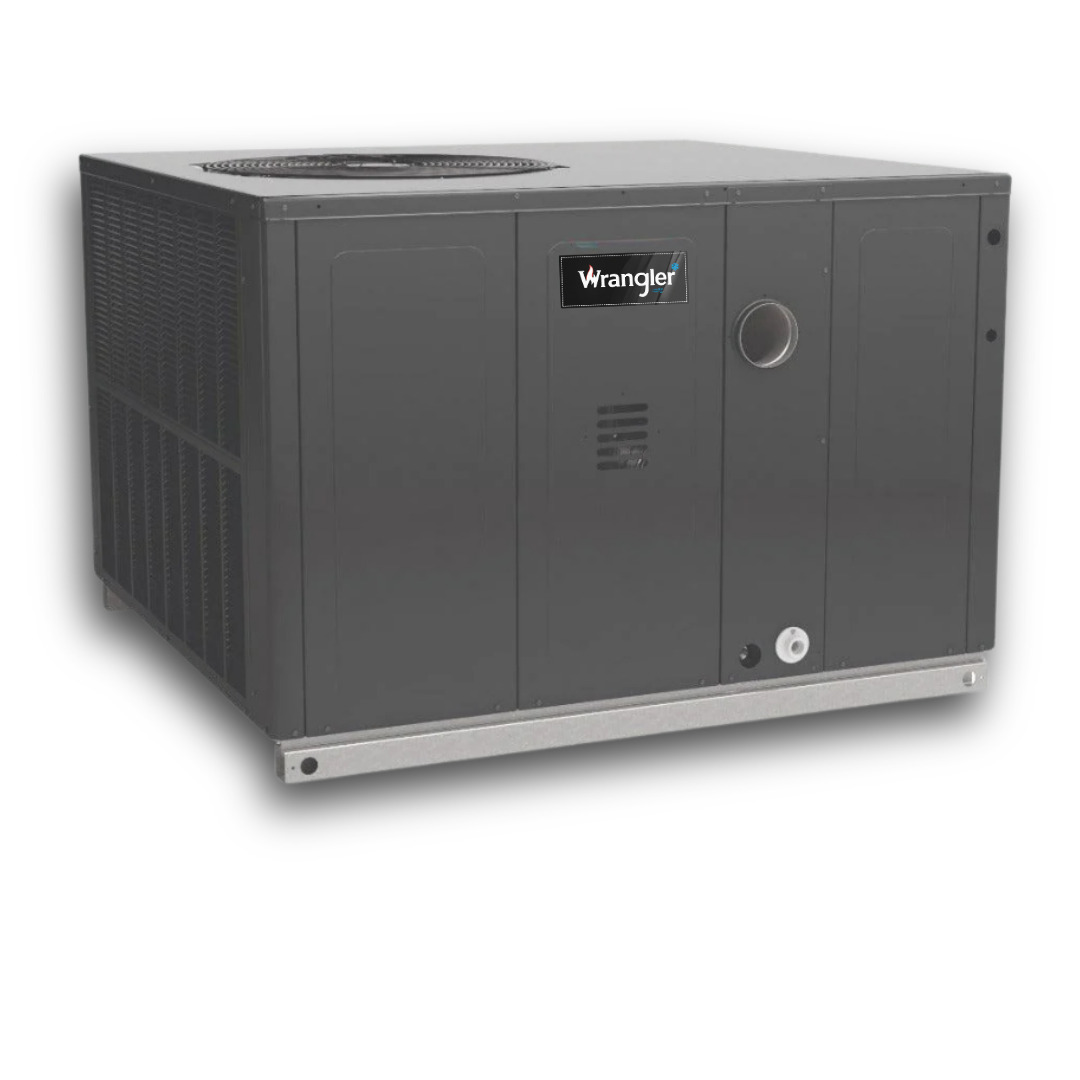 Wrangler Packaged Heat Pump 15.2 SEER2, Two Stage, Downflow/Horizontal, 3 Ton, WR-GPHM53631 - acunitsforless.com