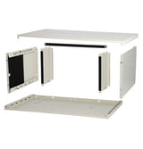 GE ZONELINE QUICK SNAP 24" STEEL WALL CASE RAB8124B