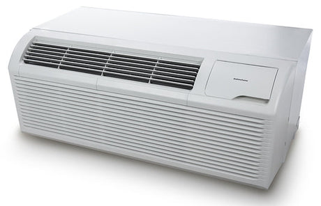 Amana DHP154J35BA 15,000 BTU PTAC Air Conditioner with Heat Pump – R32, 3.5 kW, 20 Amp, 208/230V - DHP154J35BA