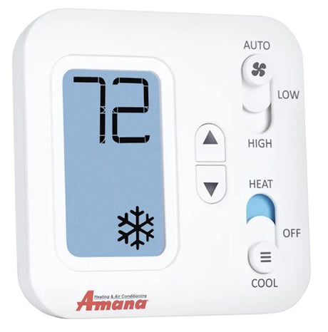 Amana PHWT - A150H Non - Programmable 2 Stage Wired Wall Thermostat - PHWT-A150H