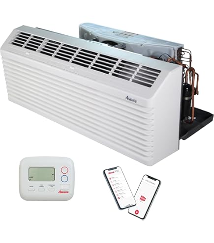 Amana PTAC Electric Heat , R32, 16,700 / 16,400, 230v / 208, 9.4 / 9.7EER PTC173J50AXXX - acunitsforless.com