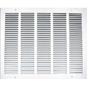 Ceiling Grill, Stamped Return, 0.5 in Blade Spacing, White 17020X14 - acunitsforless.comGrilles, Registers & Diffusers