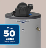 CP50S08AYV - 50 gallon short, liquid propane, power vent, 8yr warranty, canada model - acunitsorless.com