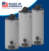 CP50S08AYV - 50 gallon short, liquid propane, power vent, 8yr warranty, canada model - acunitsorless.com