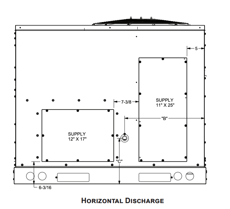 Daikin 6 TON LIGHT COMMERCIAL PACKAGED HEAT PUMP HIGH STATIC DSH0724W000001F - acunitsforless.comLight Commercial Packaged Heat Pump