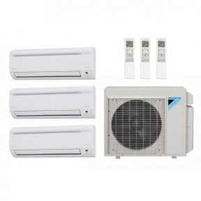 Daikin Mini Split | 3 Zone | 24000 BTU | 3MXL24WMVJU9, FTXS09WVJU9+ FTXS15WVJU9 + FTXS15WVJU9 - acunitsforless.com