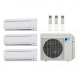 Daikin Mini Split | 3 Zone | 24000 BTU | 3MXS24WMVJU9, CTXS07WVJU9 + CTXS07WVJU9 + FTXS09WVJU9 - acunitsforless.com