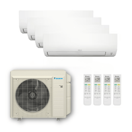 Daikin MXM Series 4-Zone Multi-Split Heat Pump 4MXM36AVJU9 + CTXV07AVJU9 x 3 + FTXV15AVJU9