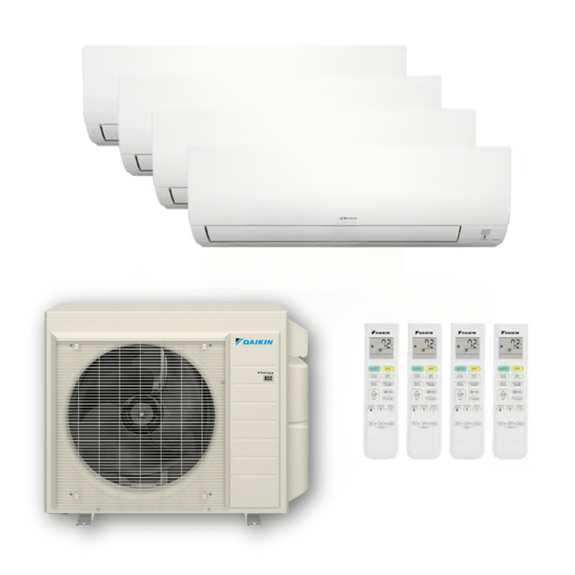 Daikin MXM Series 4-Zone Multi-Split Heat Pump 4MXM36AVJU9 FTXV09AVJU9 FTXV09AVJU9 FTXV12AVJU9 FTXV15AVJU9