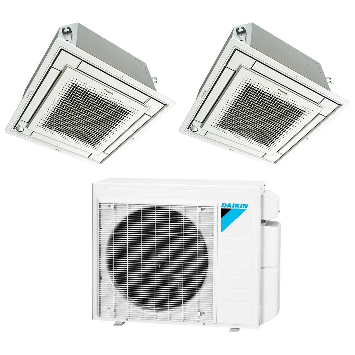 Daikin MXS Series 2 zone Series Heat Pump 2MXS18WMVJU9, FFQ09W2VJU9 + FFQ15W2VJU9 - acunitsforless.comMini split systems