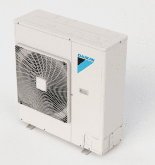 Daikin SkyAir FTQ Ducted 48,000 BTU 15.2 SEER2 Central Heat Pump Inverter Split System - FTA48AAVJUA+RZA48AAVJU