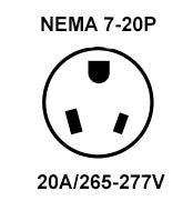 Distinctions 7,000 BTU PTAC Unit |265/277 Volts - 20 Amp - Heat Pump - Digital Control - DHP074J35BA - 