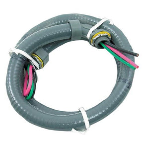 Electrical Whip 3/4" X 6' 8 Gauge Metallic , 84138 - acunitsforless.comConnector