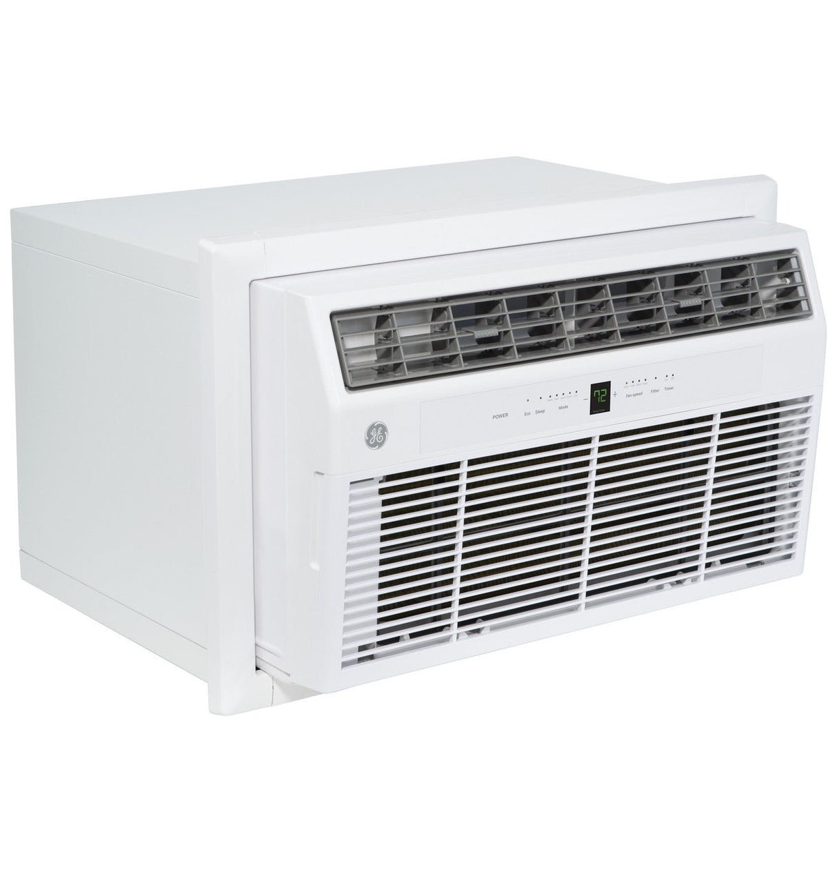 GE 10000 BTU 24” Through-the-Wall AC with Heat – 230V, Universal Fit, R32 | Model: AKEQ10DCJ