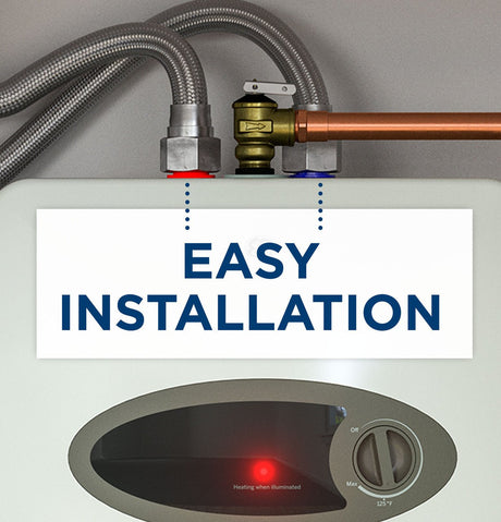 GE10P08BAW - Ge 10 gallon electric point of use water heater 120-volt - acunitsforless.com