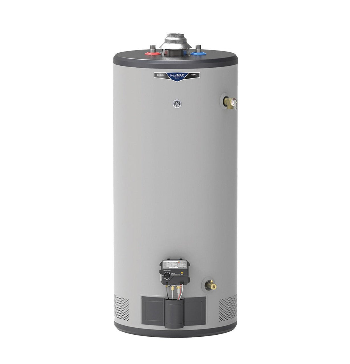 GG40S08BXW - Ge realmax choice 40 gallon short natural gas atmospheric water heater - acunitsforlsee.com