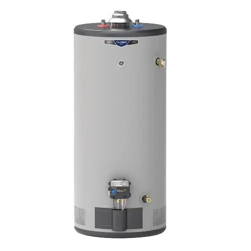 GG50S12DXV - 50 gallon short, natural gas, ultra low nox, atmopsheric, brass valve, 12yr warranty  - acunitsforless.com