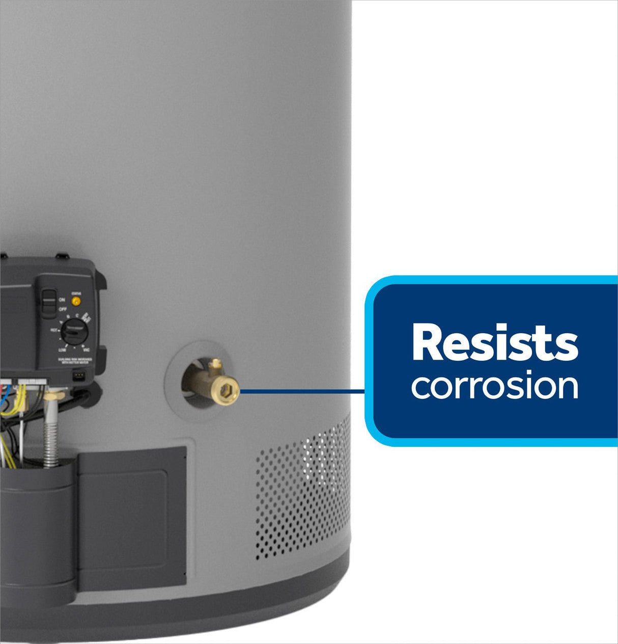 GG50T08AYV - 50 gallon tall, natural gas, power vent, 8yr warranty - acunitsforlss.com