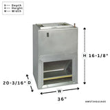 Goodman AWST24SU1405: 2 Ton Wall Mount Air Handler | Multi-Speed Motor | Efficient Cooling & Heating | Shop Now!