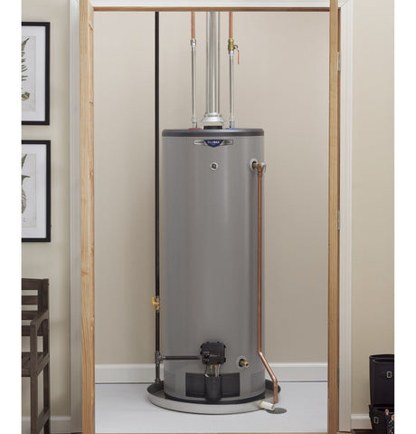 GP40S12BXW - Ge realmax platinum 40 gallon short liquid propane atmospheric water heater - acunitsforless.com