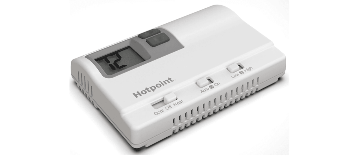 HOTPOINT NON-PROGRAMMABLE 2 FAN SPEED AC OR HP THERMOSTAT RAK148H2A